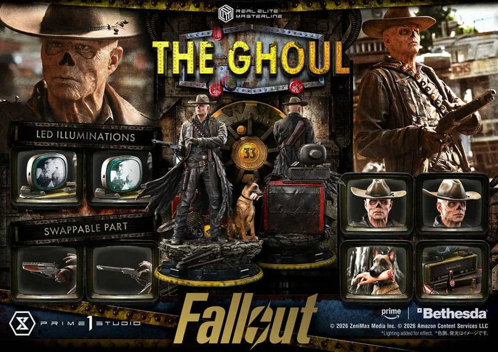 Fallout TV Series Statue – The Ghoul 1/4 Scale 64 cm 3