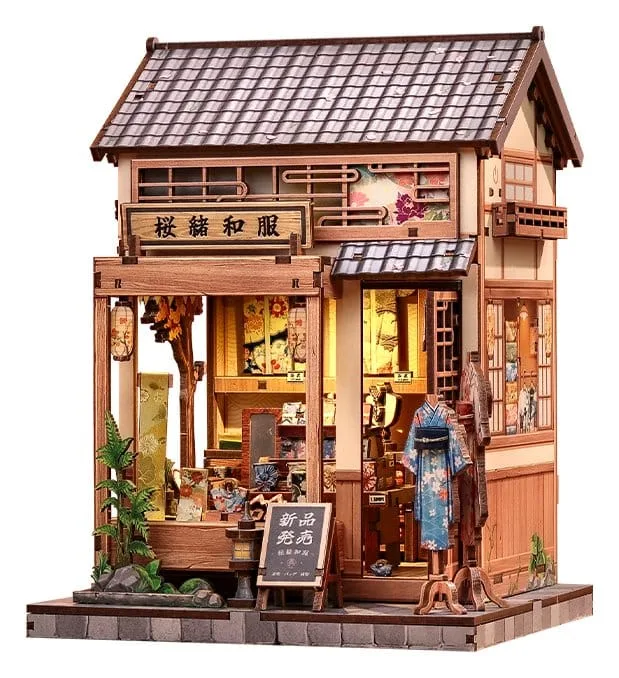 Miniatuur Bouwpakket – Sakura O Kimono Shop 19 x 14 cm 22