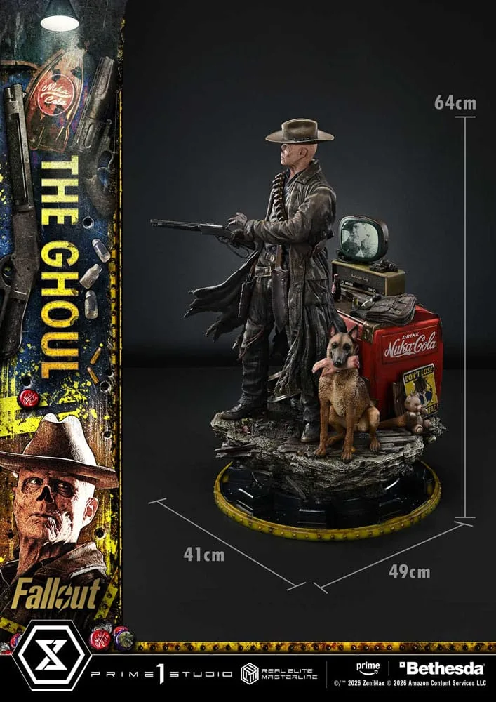 Fallout TV Series Statue – The Ghoul Deluxe 1/4 Scale 64 cm 22