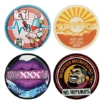 Borderlands Coaster Set – Four Metal Designs 89 mm 1