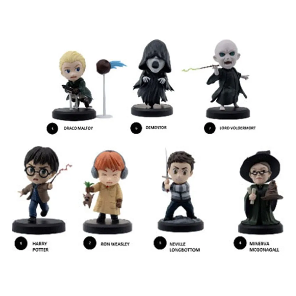 Harry Potter Mini Figures – Hero Box Wizards Display of 6 8 cm