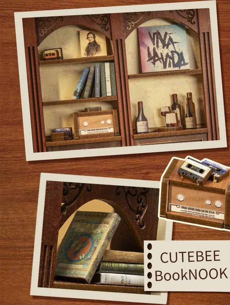CuteBee book nook bouwpakket – The Secret Rhythm 23 x 11 cm 6
