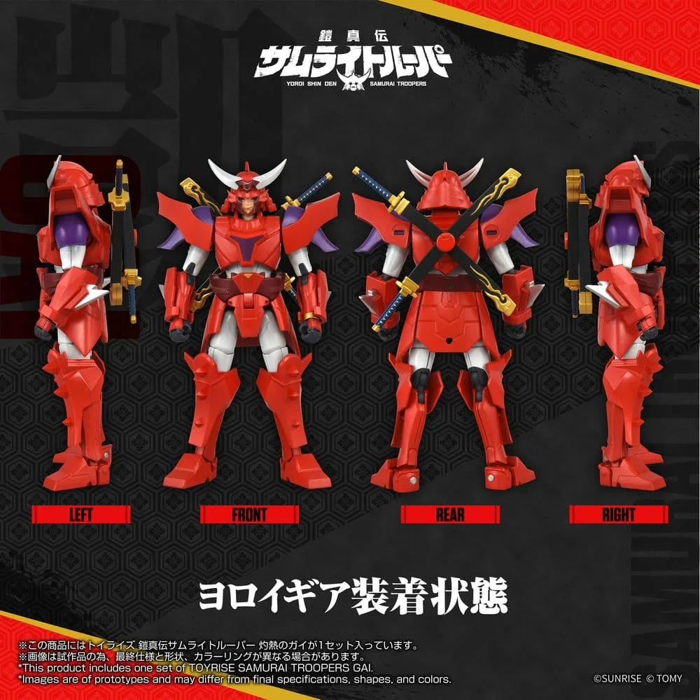 Samurai Troopers Action Figure – Toyrise Gai of the Heat 15 cm 7