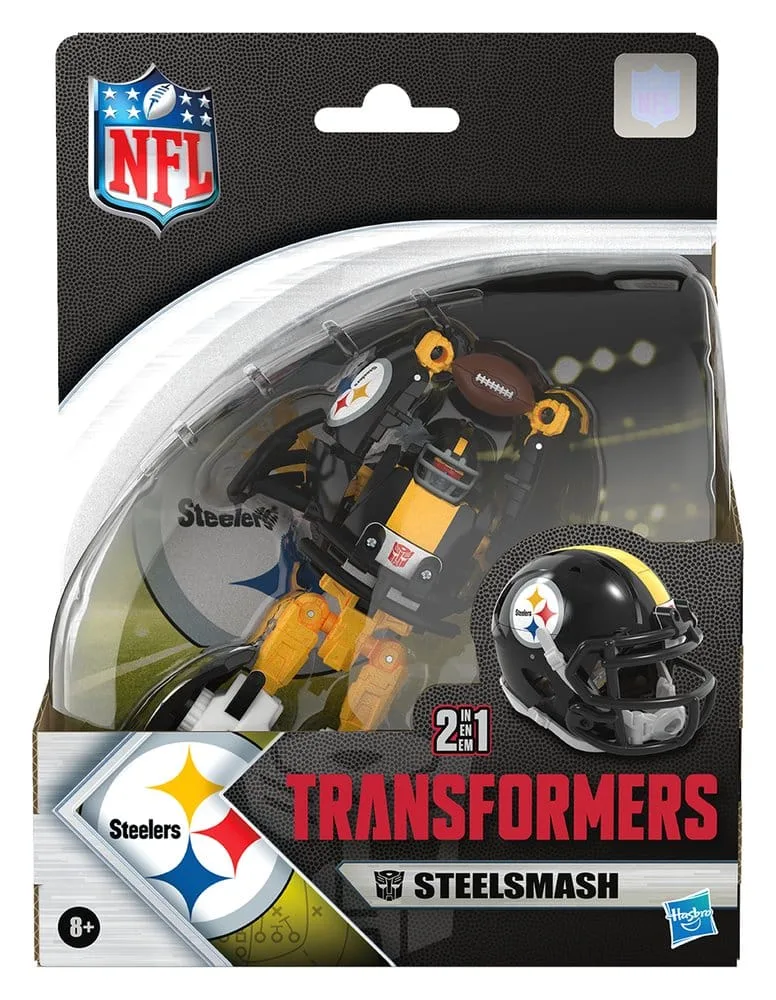 Transformers x NFL Figure – Steelers Steelsmash 14 cm 9