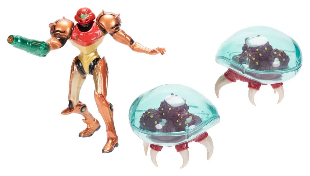 Metroid Mini Figure 3-Pack – Samus Bounty Hunter 6 cm