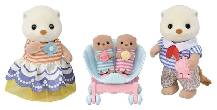 Sylvanian Families Figure Set – Sea Otter Family 3