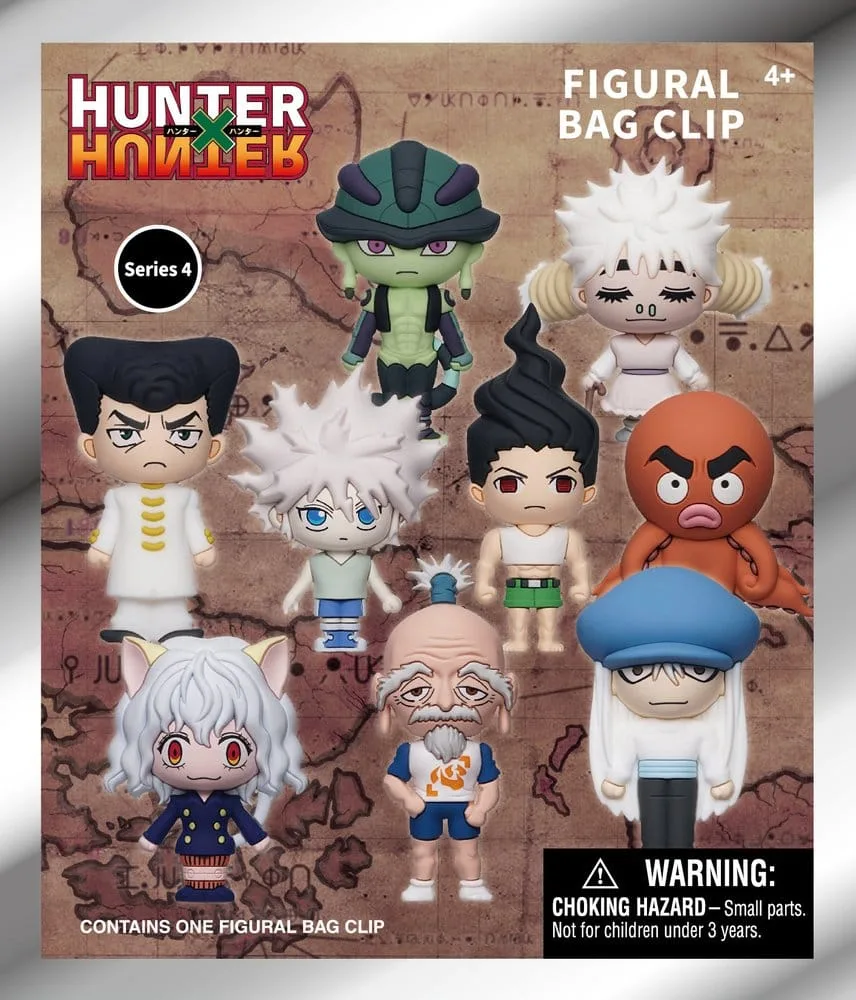 Hunter x Hunter Bag Clips – Series 4 Blind Bag Display of 24 2