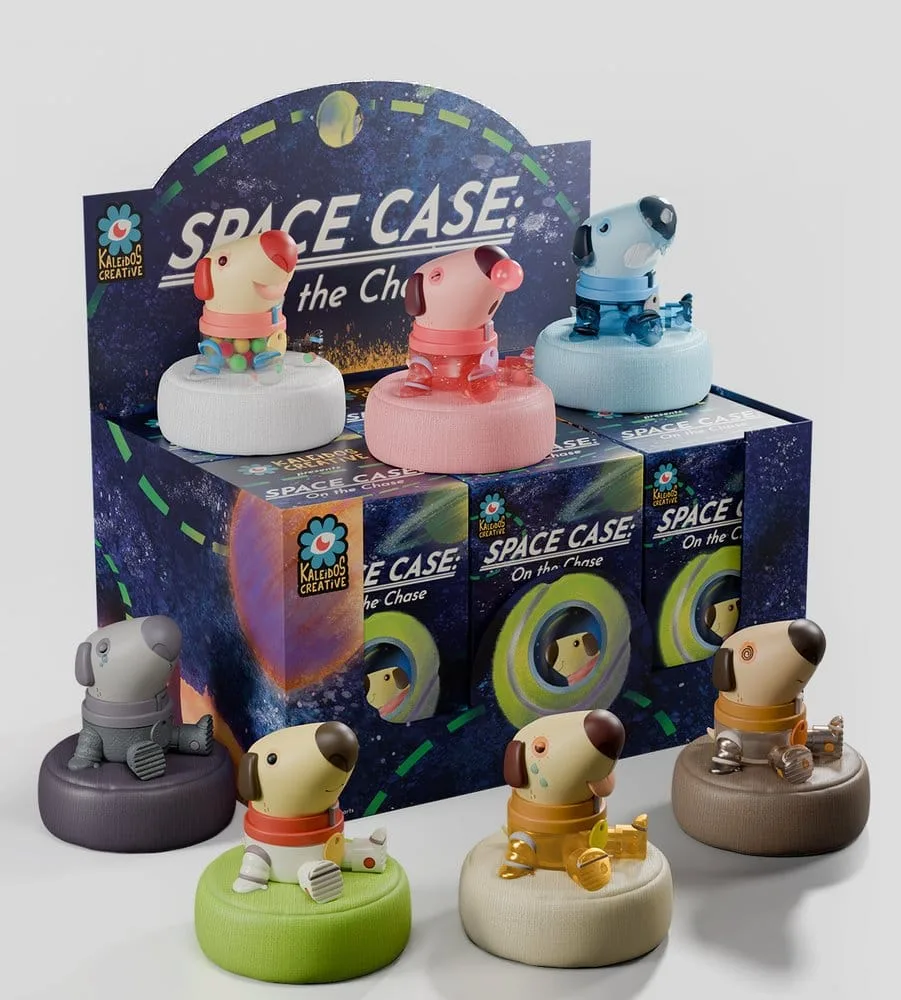 Space Case Mini Figures – Series 1 Blind Box Display of 6 6 cm 10