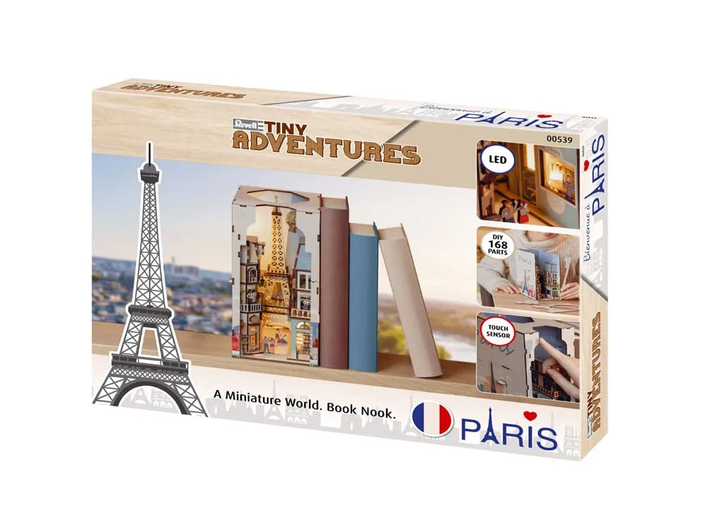 Paris Book Nook Diorama Kit – Tiny Adventures 23 cm 11