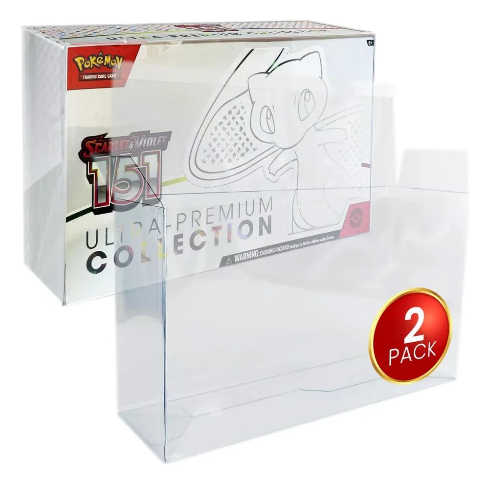 Pokémon 151 Box Protectors – Evoretro PET 2-Pack