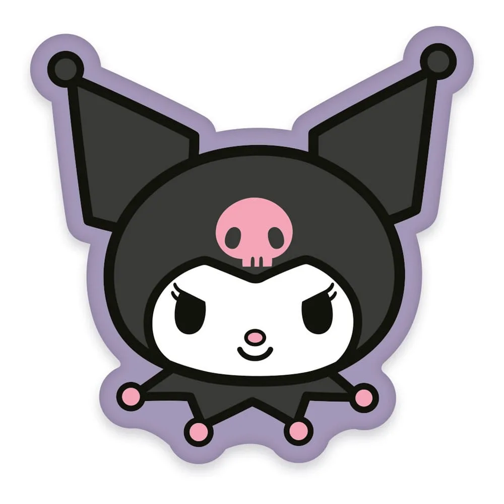Sanrio Cushion – Kuromi Face 36 cm