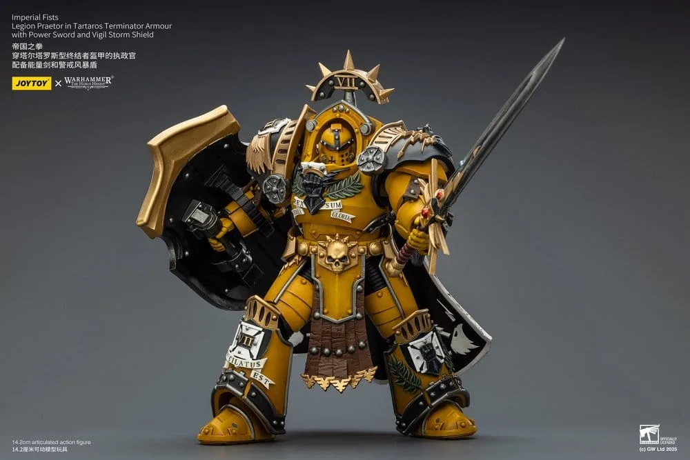 Warhammer Action Figure – Imperial Fists Legion Praetor 14 cm 6