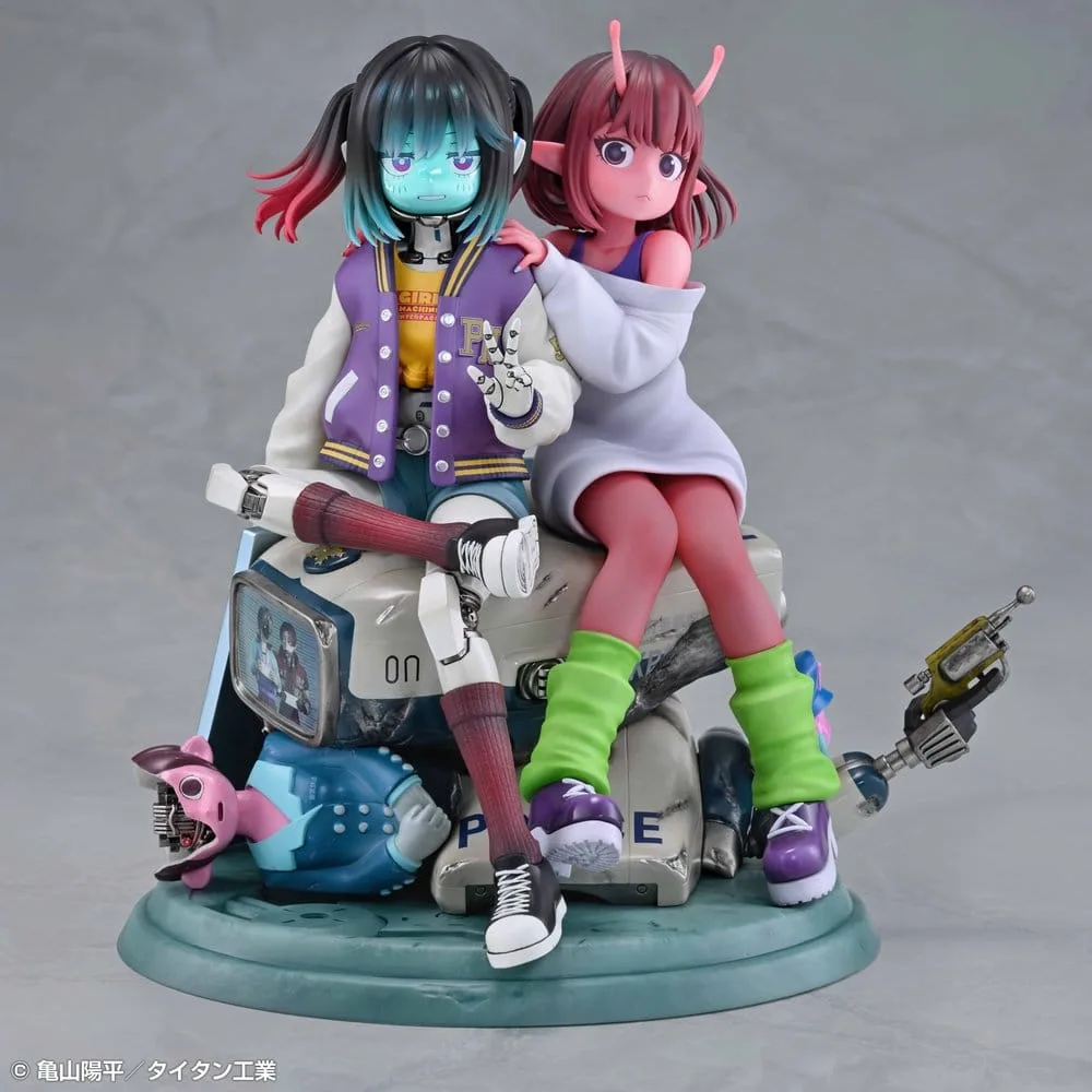 Milky Subway Figure Set – Chiharu and Makina 18 cm