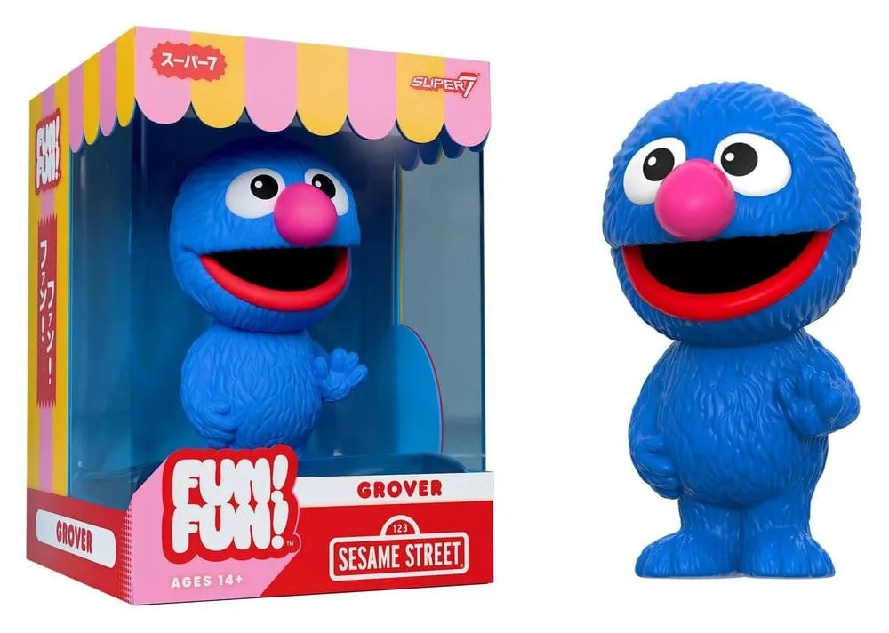 Sesame Street Soft Vinyl Figure – Fun Fun Wave 01 Grover 18 cm 3