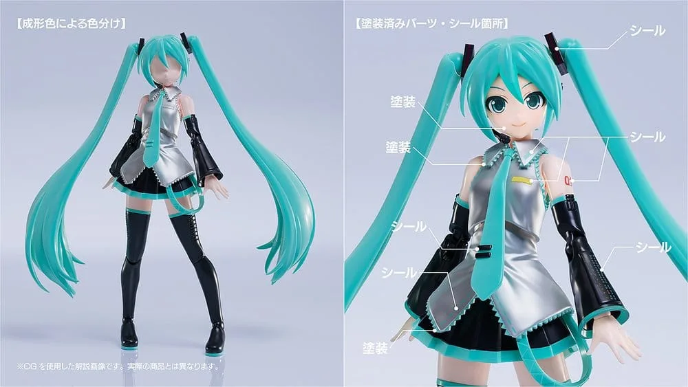 Hatsune Miku Plastic Model Kit – Plamatea 15 cm 11