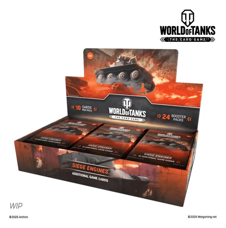 World of Tanks TCG Booster Display – Siege Engines 24 Packs English 2