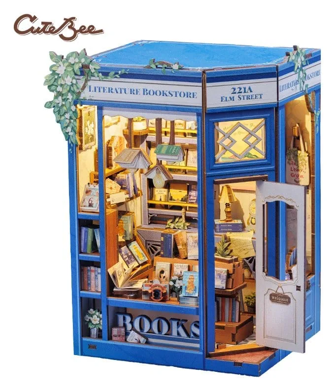 Literature Bookstore Book Nook – CuteBee 17 x 12 cm 11