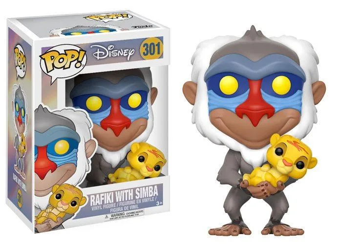The Lion King Vinyl Figure – Rafiki & Simba Pop 9 cm