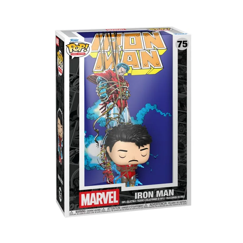 Marvel Vinyl Figure – Funko Pop Comic Cover Iron Man 1968 9 cm 2
