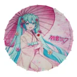 Hatsune Miku Paper Parasol – Bamboo Construction 1