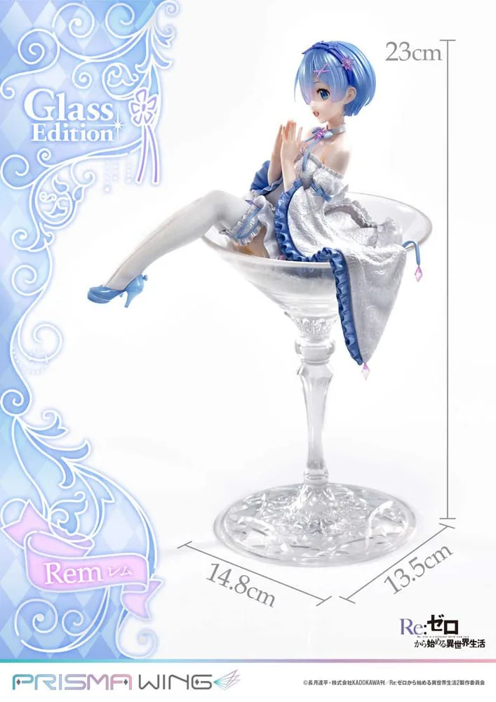 Re:Zero PVC Statue – Rem Glass Edition 1/7 Scale 23 cm 3