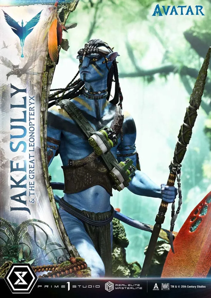 Avatar Statue – Jake Sully & The Great Leonopteryx 87 cm 19