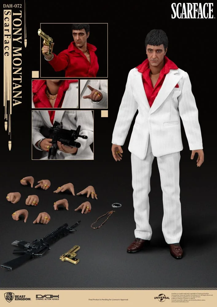 Scarface actiefiguur – Tony Montana in wit pak 20 cm 6