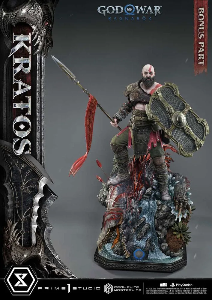 God of War Ragnarok Statue – Kratos Ultimate Bonus 95 cm