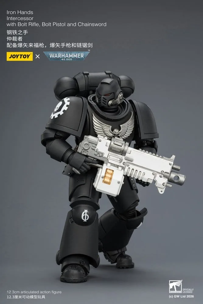 Warhammer 40,000 Action Figure – Iron Hands Intercessor 12.3 cm 15