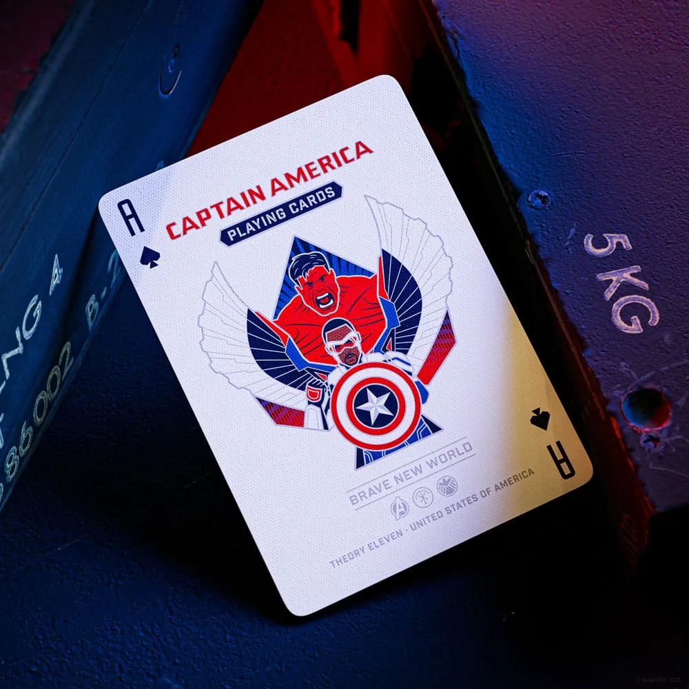 Captain America Playing Cards – Patriotic Design 4