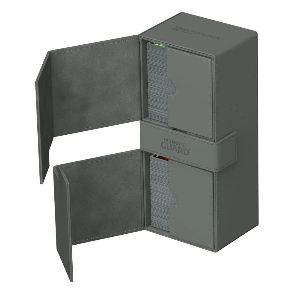 Ultimate Guard Deck Box – Twin Flip’n’Tray 266+ Xenoskin Grey 5