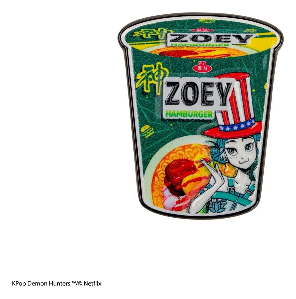 KPop Demon Hunters Pin – Zoey Hamburger Noodles 1