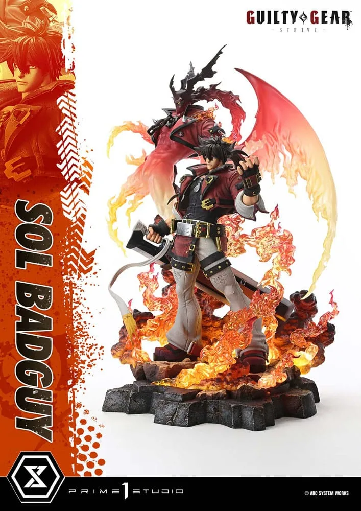 Guilty Gear Strive Statue – Sol Badguy Bonus Version 82 cm 17