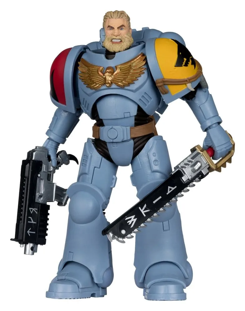 Warhammer 40,000 Action Figure – Space Wolves Grey Hunter 18 cm