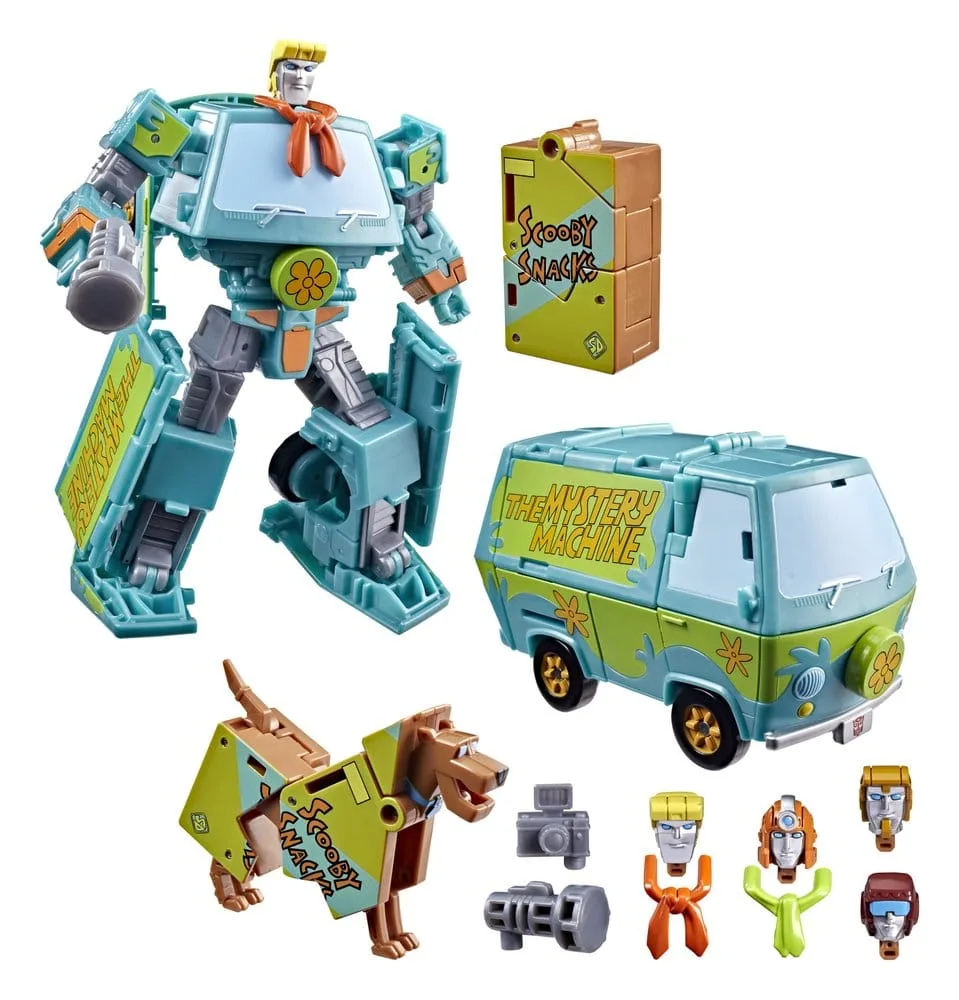 Transformers x Scooby-Doo Figures – Mysterious Prime & Automutt 8