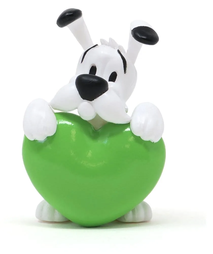 Asterix Mini Figure – Dogmatix Green Heart 4.5 cm