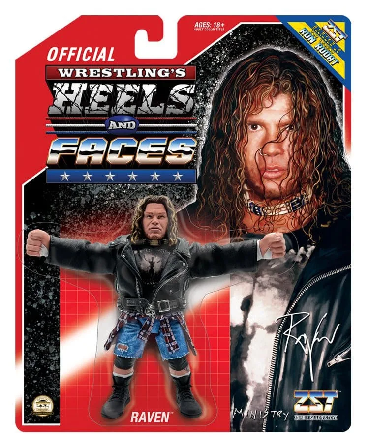 Wrestling Action Figure – Heels and Faces Series 2 Raven 11 cm 2