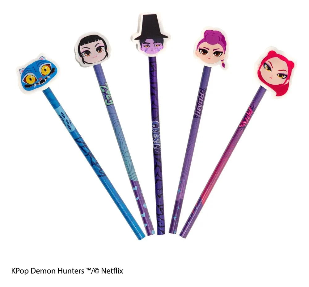 KPop Demon Hunters Pencil and Eraser Display – Series 1 30-Pack 12