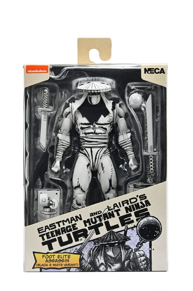 TMNT Action Figure – Black and White Foot Assassin 18 cm 10