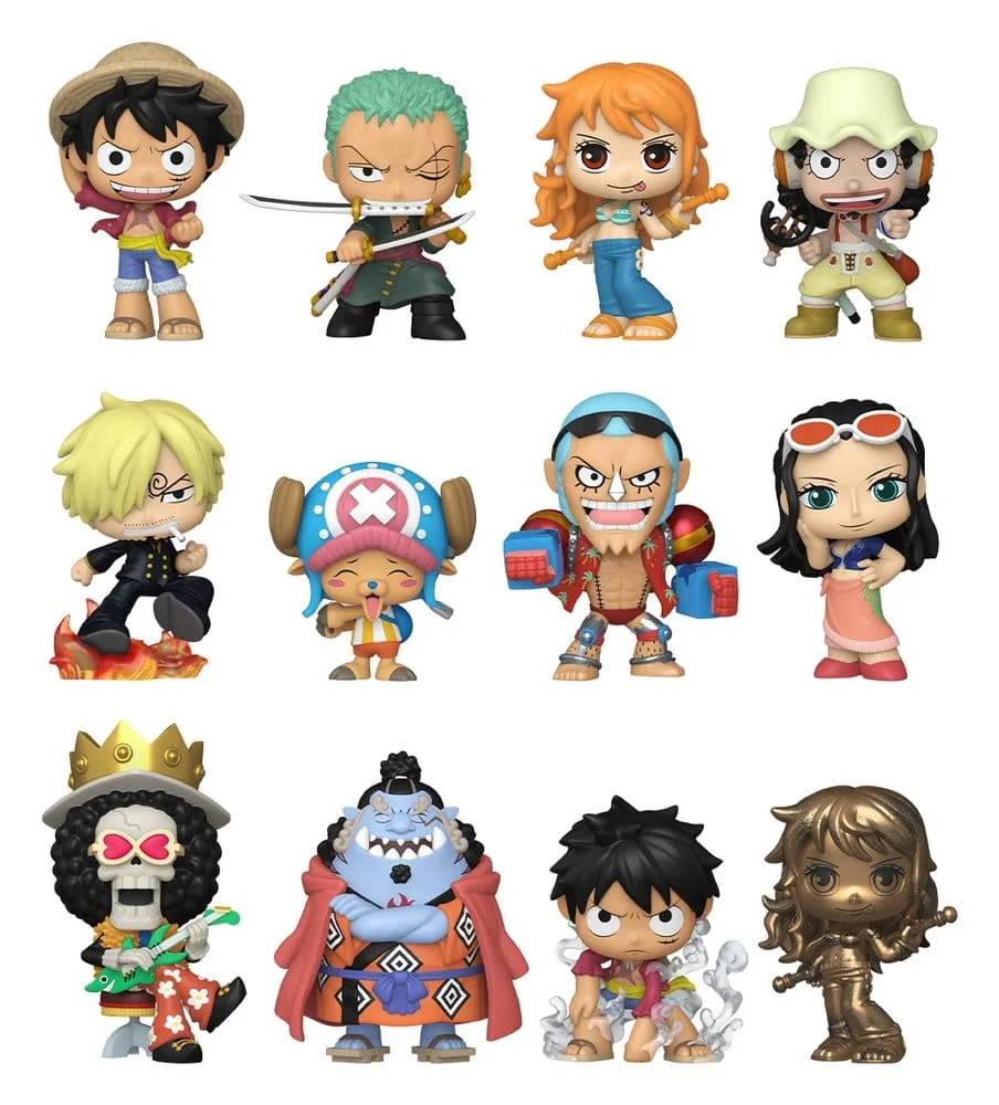 One Piece Mini Figures – Blind Box Display of 12 5 cm 3
