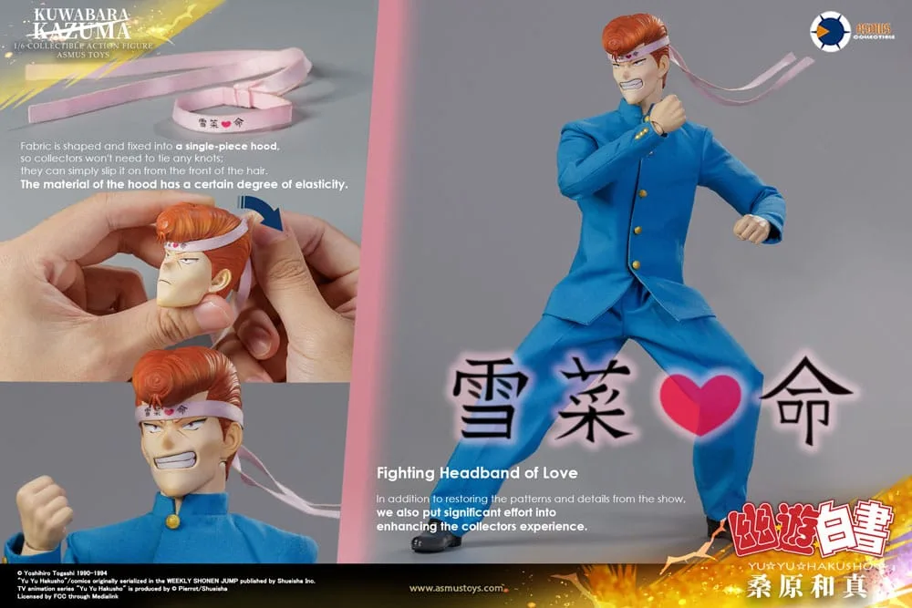 Yu Yu Hakusho Action Figure – Kazuma Kuwabara 1/6 Scale 30 cm 19