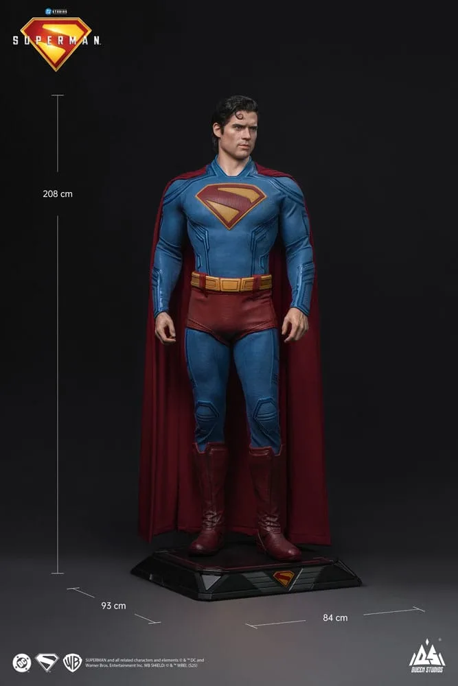 Superman Life-Size Statue – 2025 Film Edition 208 cm 16
