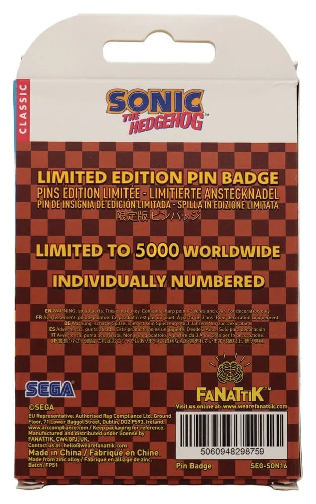Sonic the Hedgehog Chained Pin – Dr. Eggman Egg Mobile 2