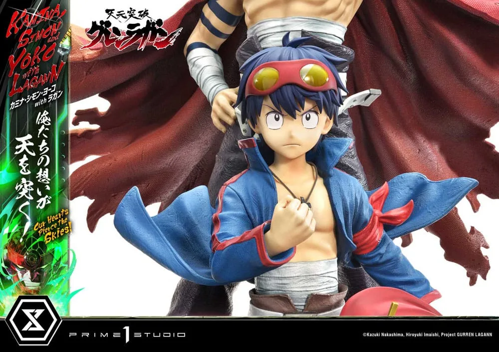 Gurren Lagann Statue – Kamina Simon Yoko with Lagann Deluxe 97 cm 9