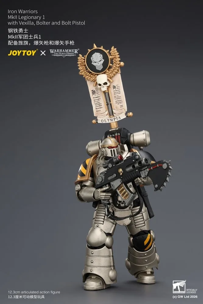 Warhammer Action Figure – Iron Warriors MkII Legionary 1 12.3 cm 10