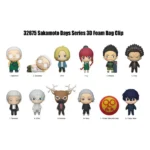 Sakamoto Days 3D Foam Bag Clips – Series 2 Display of 24 3