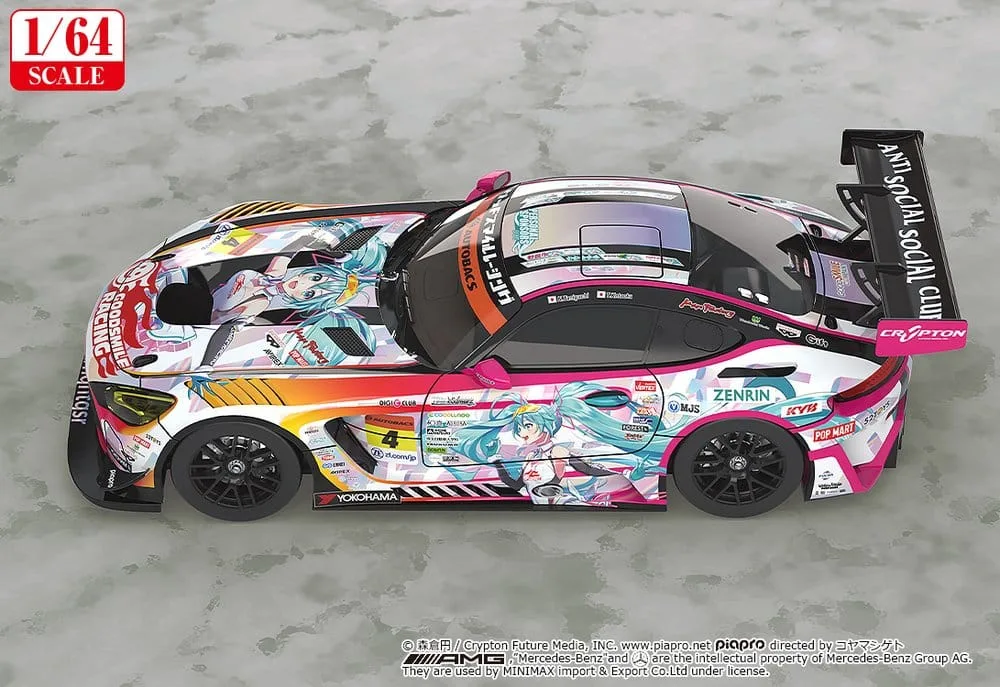 Hatsune Miku Model Car – AMG 2021 SUPER GT Round 5 7 cm 4