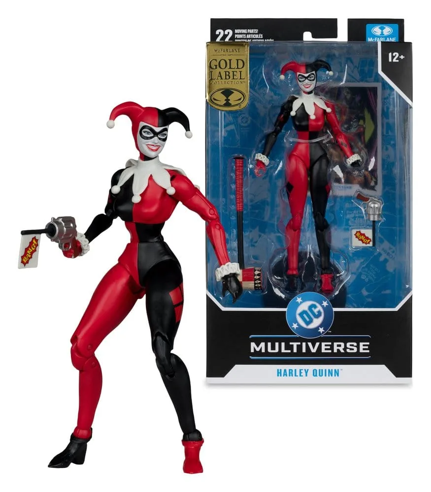 DC Action Figure – Harley Quinn Classic Gold Label 18 cm 4