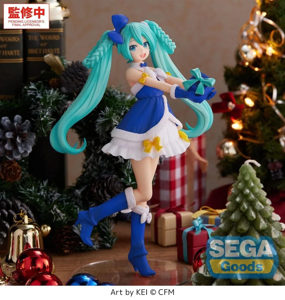 Hatsune Miku verzamelfiguur – Sapphire Christmas 21 cm 2