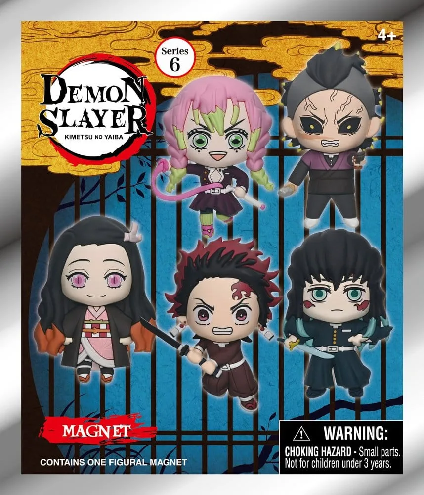 Demon Slayer Foam Magnets – Series 6 Blind Bag Display of 12 2